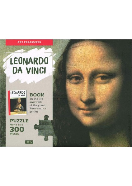 Sanat Eserleri -Puzzle ve Kitap -Leonardo Da Vinci