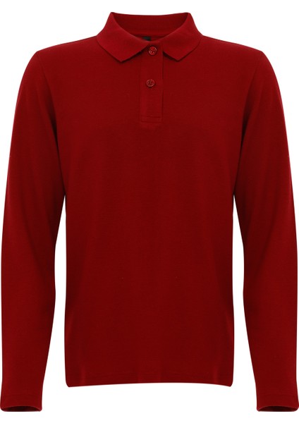 Ku Basıc 15KDS04 4pr Bordo Erkek Çocuk Uzun Kol T-Shirt