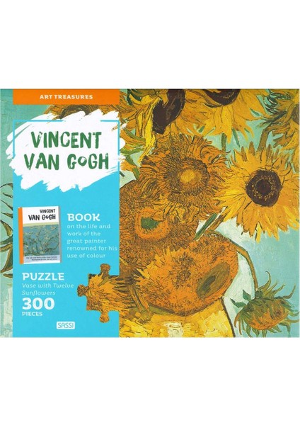 Sanat Eserleri - Puzzle ve Kitap - Van Gogh
