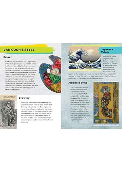 Sanat Eserleri - Puzzle ve Kitap - Van Gogh modelleri