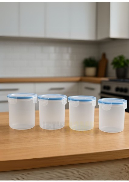 Erzak Saklama Kabı Seti 4'lü Bpa Free Gıda Kutusu Bpa Free Hava Almaz 750 ml fiyatları