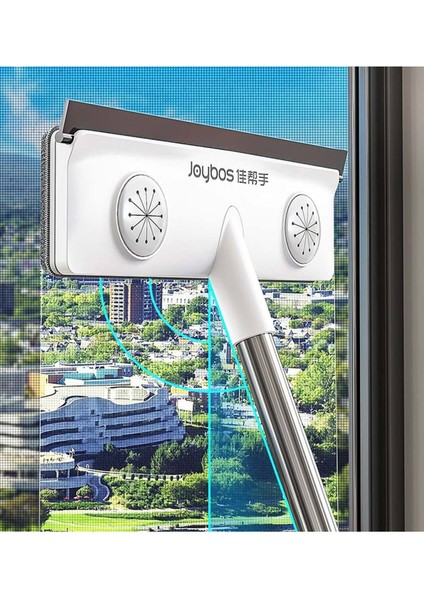 Çok Amaçlı Pencere Temizleme ve Sıyırıcı Seti, Beyaz, Pratik ve Kullanışlı