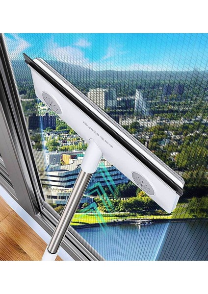 Çok Amaçlı Pencere Temizleme ve Sıyırıcı Seti, Beyaz, Pratik ve Kullanışlı fırsatları