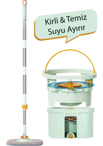 Su Ayrıştırıcıyla Çok Yönlü Temizlik Seti, Pratik ve Hijyenik Kullanım