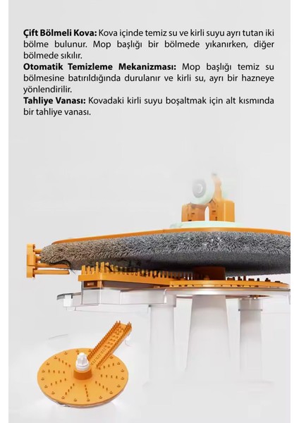 Su Ayrıştırıcıyla Çok Yönlü Temizlik Seti, Pratik ve Hijyenik Kullanım indirimleri