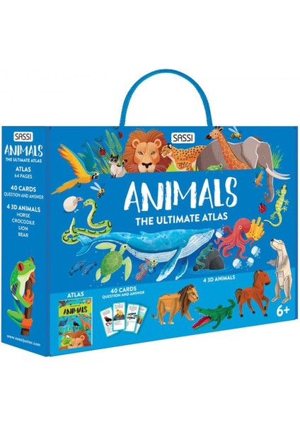 Puzzle - Atlas - Ayaklı Figür - Hayvanlar