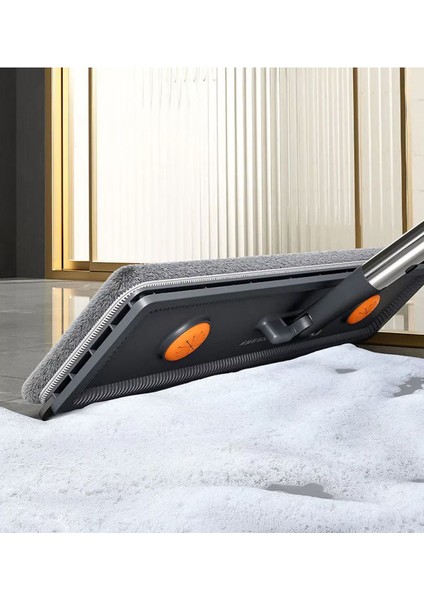 Katlanır paspas ve çekpas seti, hediye kova ve mop tutucu, antrasit renk fırsatları