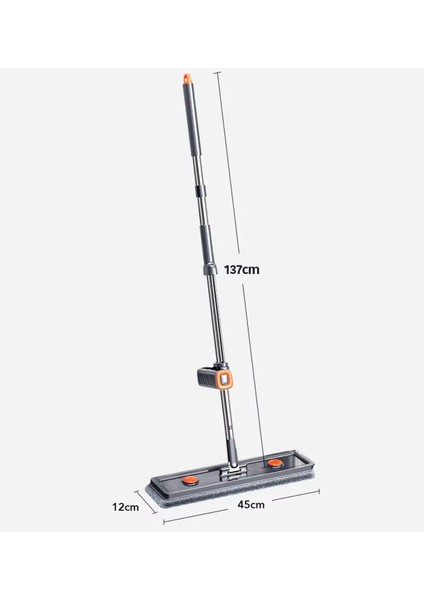 Katlanır paspas ve çekpas seti, hediye kova ve mop tutucu, antrasit renk