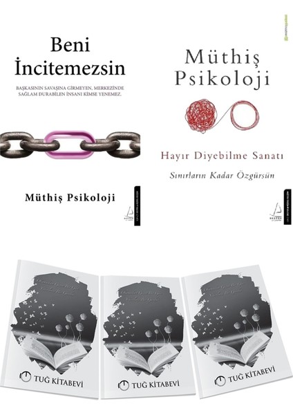 Beni Incitemezsin ve Müthiş Psikoloji Hayır Diyebilme Sanatı 2li Set + Hediyeli
