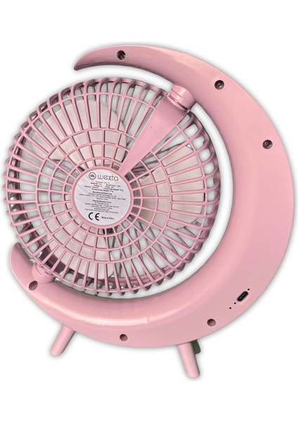 S24 Taşınabilir Masaüstü Pembe USB Fan
