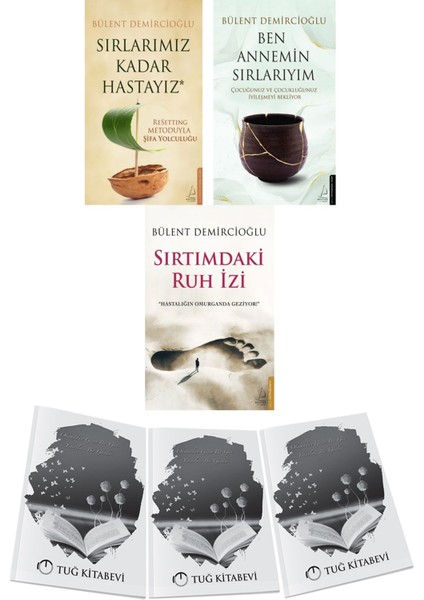 Sırlarımız Kadar Hastayız-Ben Annemin Sırlarıyım-Sırtımdaki Ruh Izi 3lü Set Bülent Demircioğlu + Hediyeli