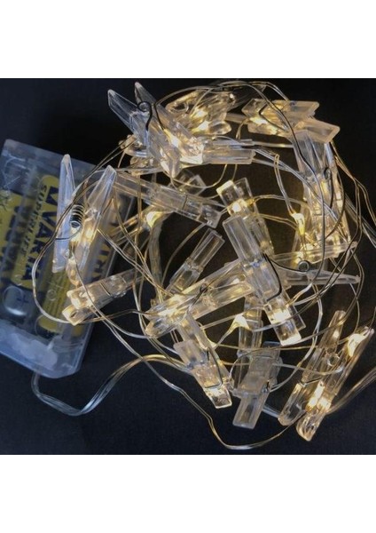 Işıklı Mandallı Fotoğraf Albümü 5m - 30 LED fiyatları