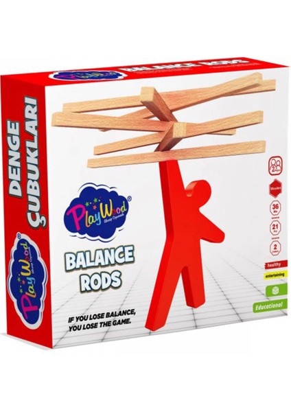 Playwood Ahşap Denge Çubukları