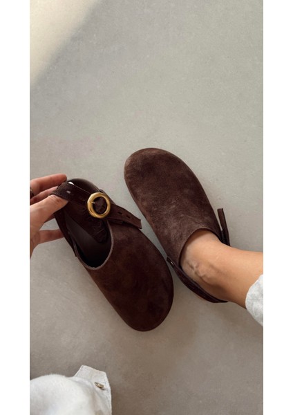 Tailor Kahverengi Hakiki Deri Sandalet indirimleri