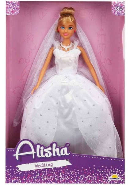 3381 Sun-Rst-Sıs-Gelinlikli Manken Bebek Alisha 29 cm - Sunman