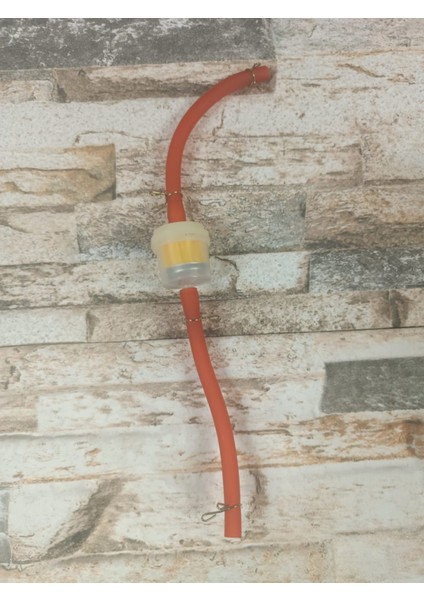 Hortumlu Benzin Filtresi Kırmızı
