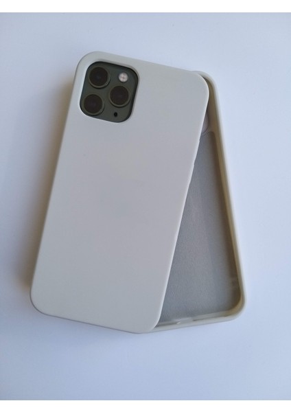 İphone 12/ 12 Pro İle Uyumlu Lansman İçi Kadife Esnek Silikon Kılıf