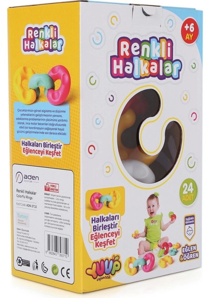 Renkli Halkalar 24 Parça