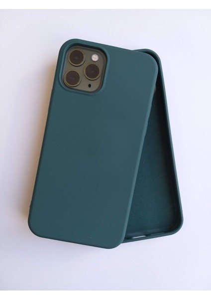 İphone 12/ 12 Pro İle Uyumlu Lansman İçi Kadife Esnek Silikon Kılıf