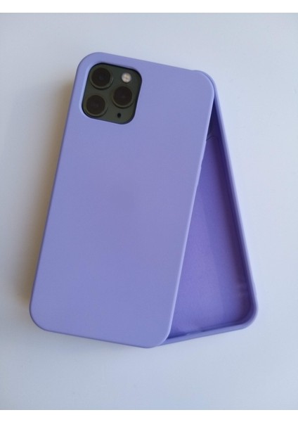 İphone 12/ 12 Pro İle Uyumlu Lansman İçi Kadife Esnek Silikon Kılıf
