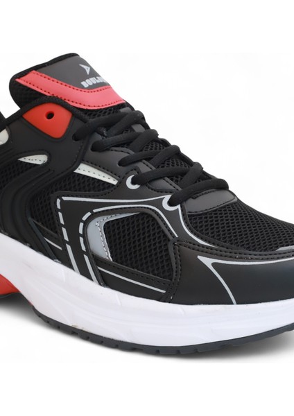 2188-BOULDER Anatomik Tabanlı Erkek Yürüyüş & Koşu Ayakkabısı - NKT02188-SIYAH-KIRMIZI-43 indirimleri