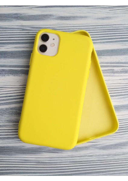 Apple iPhone 11 Lansman Içi Kadife Silikon Kılıf