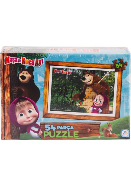 MS7965 Masha ve Koca Ayı 54 Parça Puzzle -Laçokids