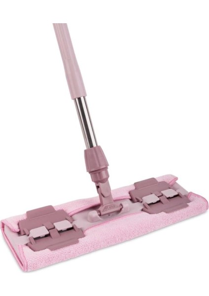 Pembe Çok Amaçlı Cam ve Yüzey Silme Mopu, Mikrofiber, Yerli, Hafif ve Pratik modelleri