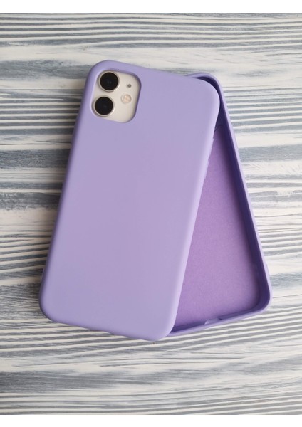 İphone 11 İle Uyumlu Lansman İçi Kadife Esnek Silikon Kılıf