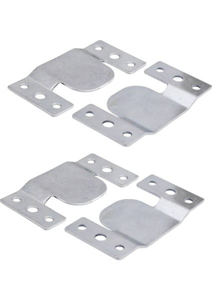 Metal (2 Çift Takım) Baza Başlık Mobilya Karyola Köşe Koltuk Birleştirme Sacı Saç Bağlama Braketi indirimleri