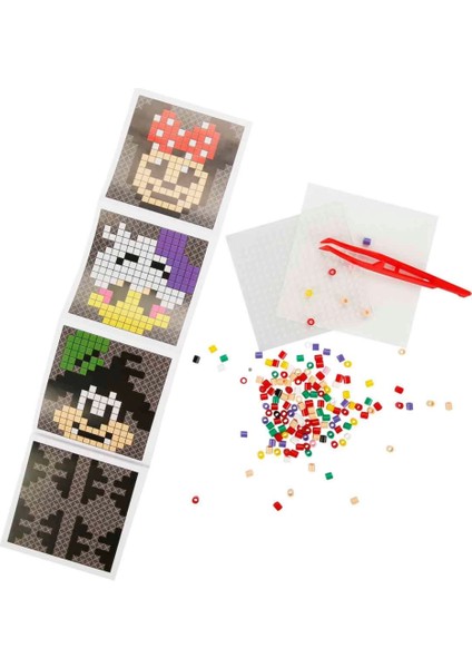 4in1 Disney Minnie Mouse Pixel Pixel Boncuk Aktivite ve Oyuncak Seti