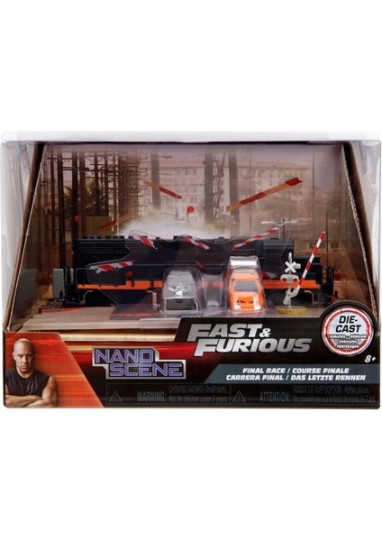 Jada Fast & Furious Nano Train Scene Diorama