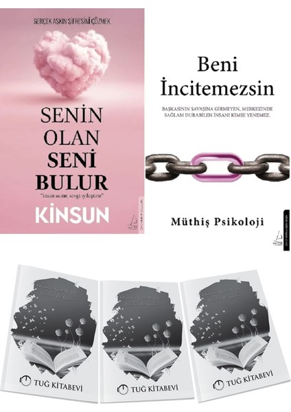 Senin Olan Seni Bulur ve Beni Incitemezsin 2li Set Kinsun + Hediyeli