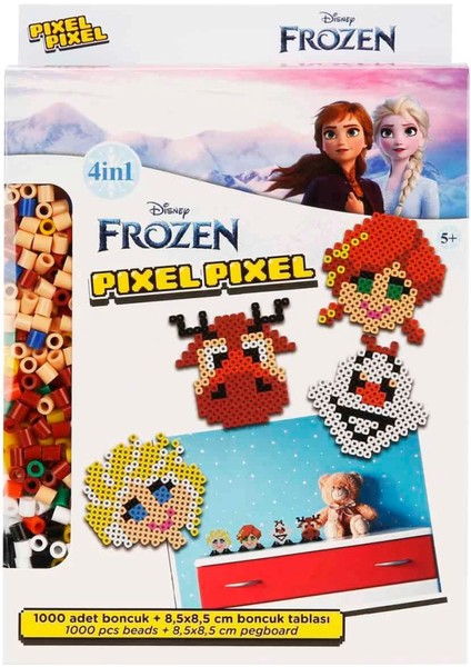 4in1 Disney Frozen Pixel Pixel Boncuk Aktivite ve Oyuncak Seti