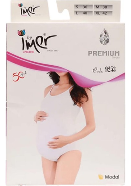 Imer Hamile Çıt Çıt Body 9253 White