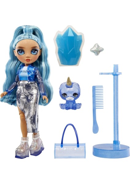 Rainbow High Skyler Parlak Slime ve Evcil Hayvan Serisi Bebeği