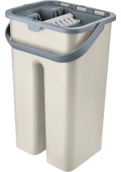 9 Litre Temizlik Seti, Hafif ve Çok Amaçlı Mop ile Hızlı Temizlik Renk: Bej Gri fiyatları