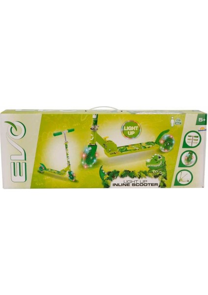 Evo 2 Tekerlekli Katlanabilir Dino Inline Işıklı Scooter