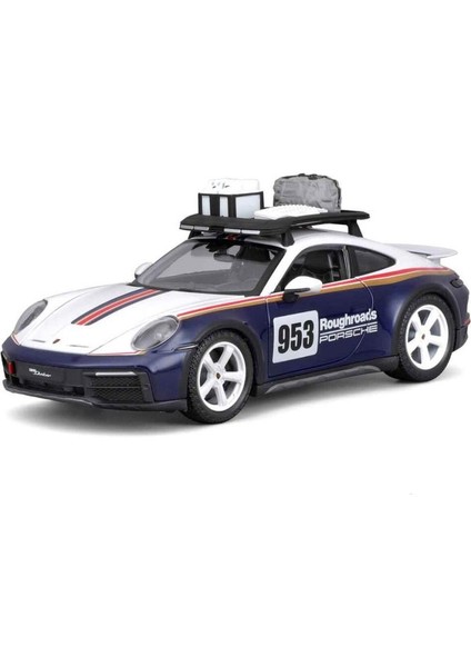 28029 Burago 1:24 Porsche 911 Dakar Model Araba -Sunman