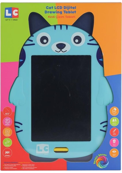 LC-31070 Kedi Çizim Tableti 8.5 Inç