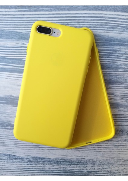 İphone 7 Plus / 8 Plus ile Uyumlu İçi Kadife Esnek Silikon Kılıf