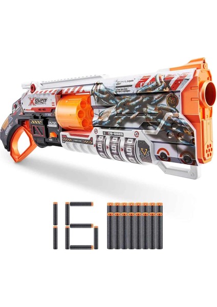 X-Shot Skins Lock Blaster 16 Dartlı