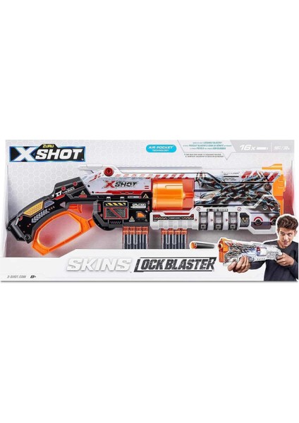 X-Shot Skins Lock Blaster 16 Dartlı