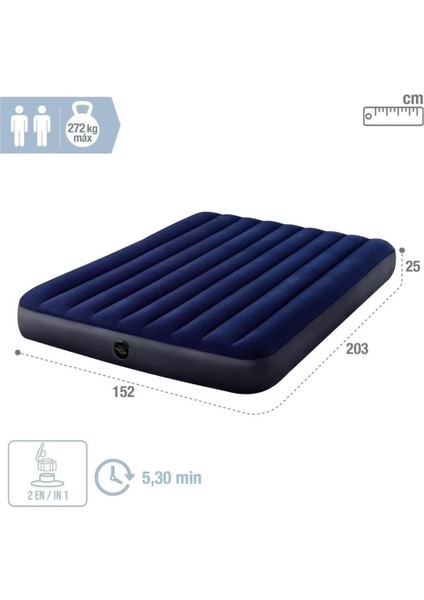 IK64755 Intex King Dura Beam Yatak 183X203X25 fiyatları