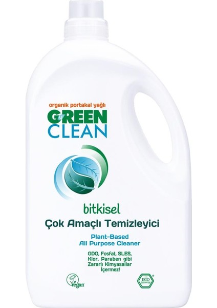 Green Clean Bitkisel Çok Amaçlı Temizleyici 2750ML