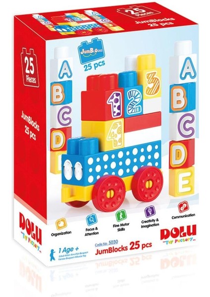 5030 Oyuncak Kutuda Mega Blok 25 Lı