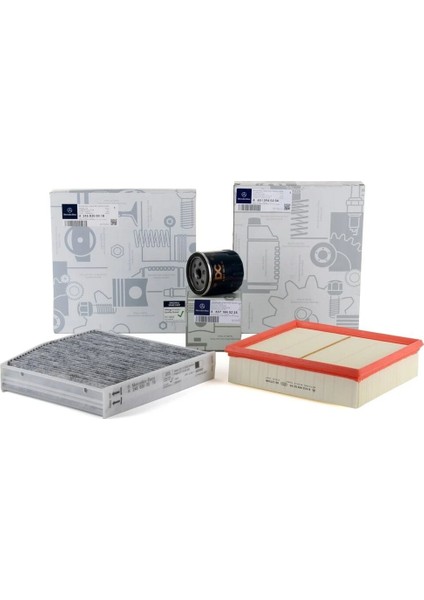 Mercedes W176 Kasa A180D Yağ Filtresi Hava Filtresi ve Polen Filtresi Periyodik Bakım Filtre Seti Orjinal