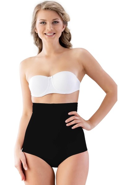 Siyah Mı Emay 2813 Yüksek Bel Slip Lazer Korse