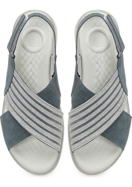 105521.Z5FX Mavi Kadın Comfort Sandalet