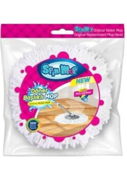 Yedek Püskül Spin Mop, Temizlik İçin Uygun, 1 Adet